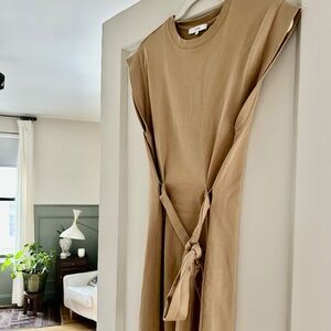 Vince Women's Short Sleeve Tie Waist Dress